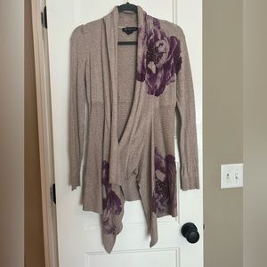 INC asymmetrical cardigan